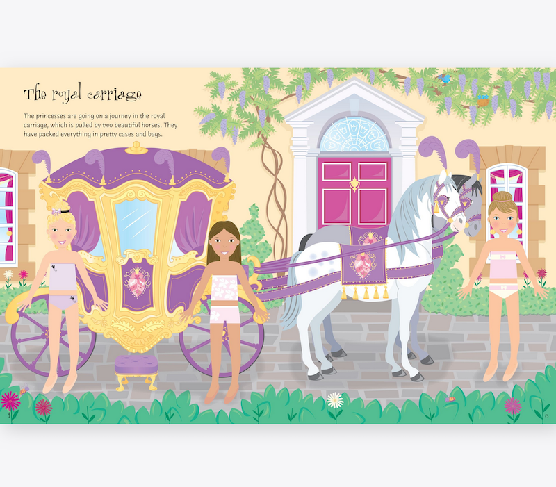 Sticker Dolly Dressing Princesses