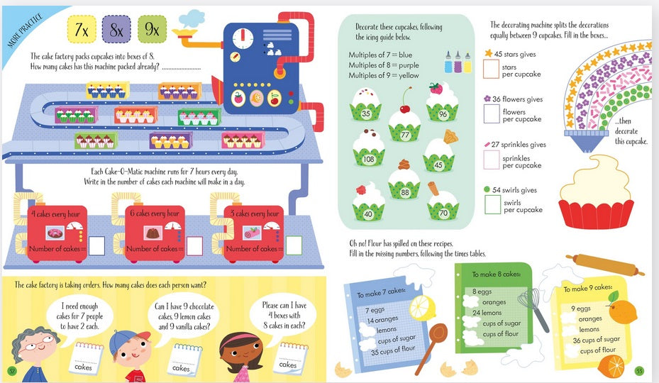 Times Tables Activity Book