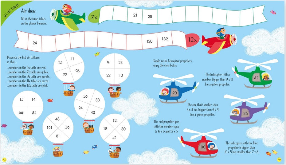 Times Tables Activity Book