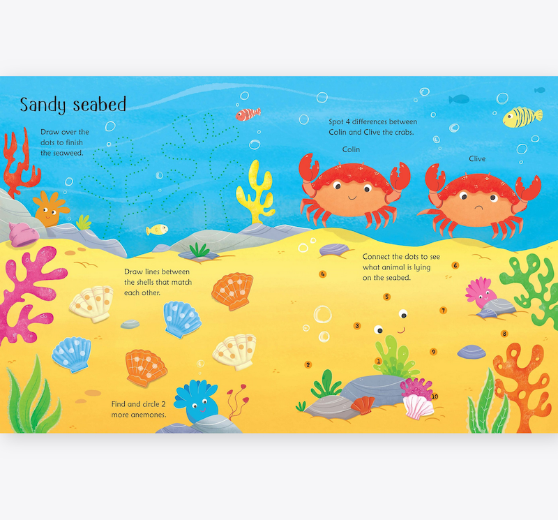 Wipe-Clean Under the Sea Activities
