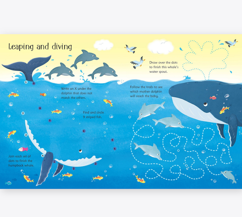 Wipe-Clean Under the Sea Activities