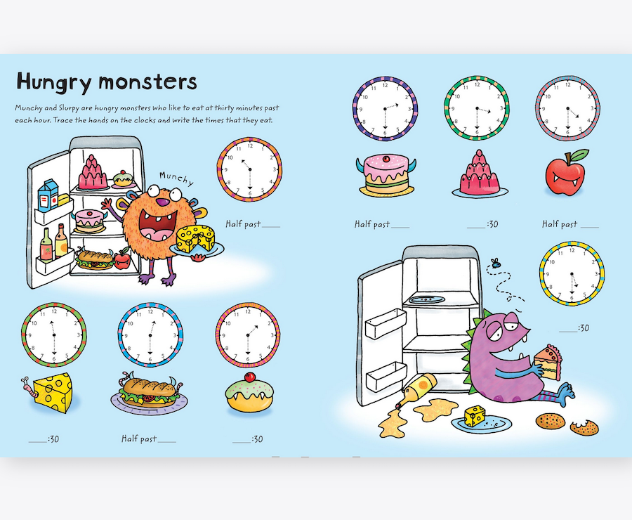 Wipe-Clean Telling the Time