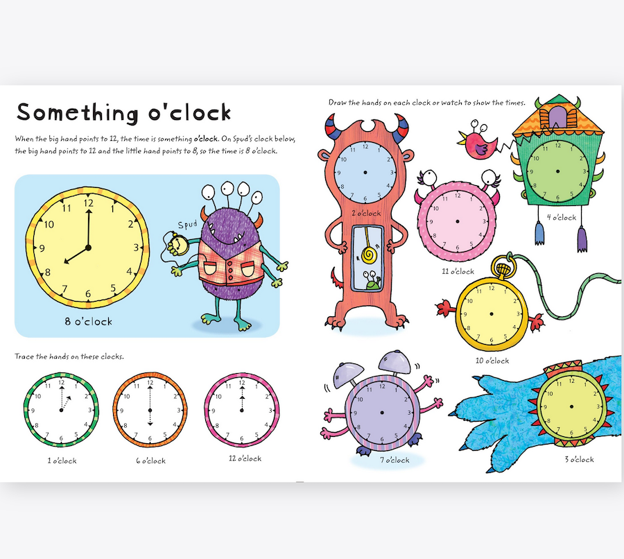 Wipe-Clean Telling the Time