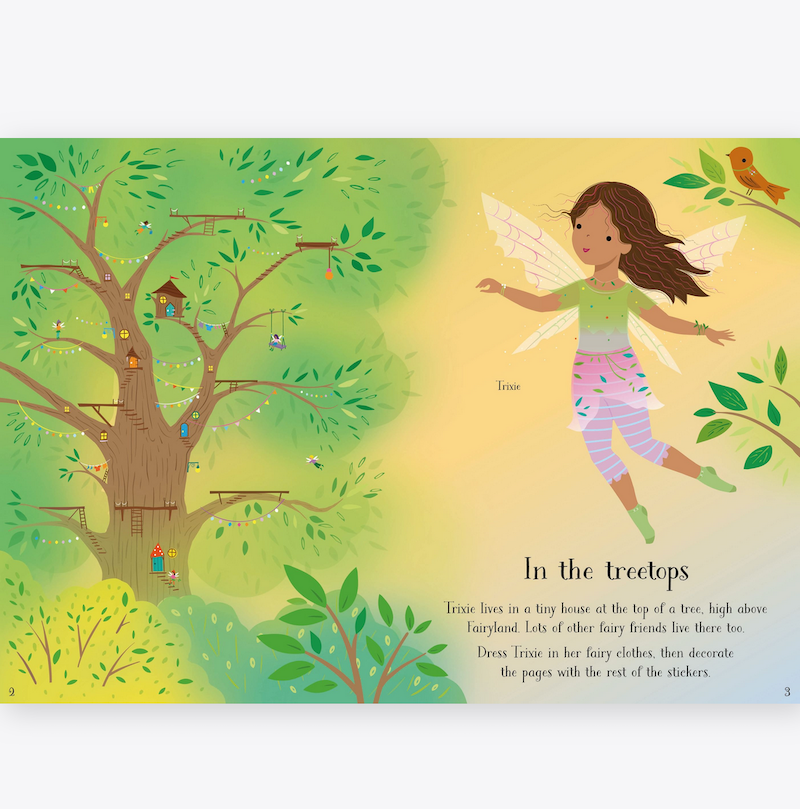 Little Sticker Dolly Dressing Treetop Fairies