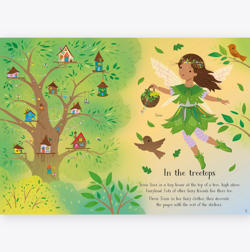 Little Sticker Dolly Dressing Treetop Fairies