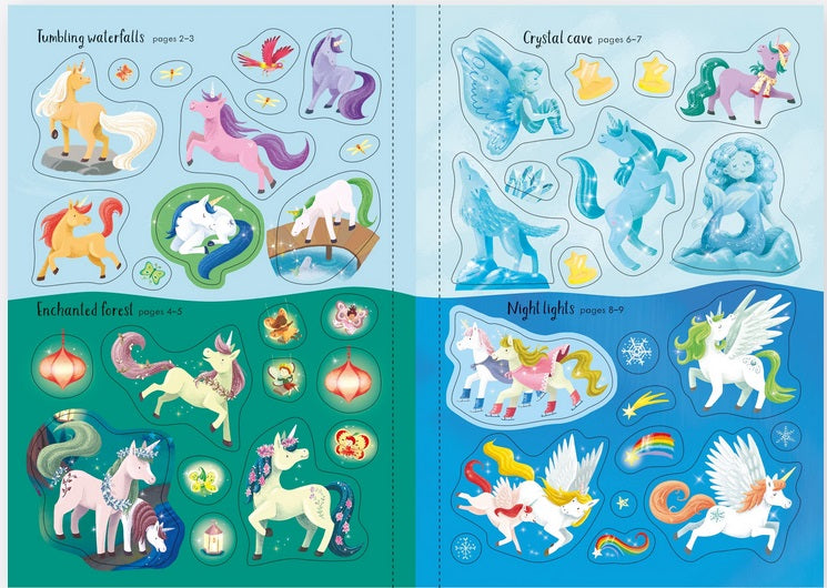 Sparkly Unicorns Sticker Book