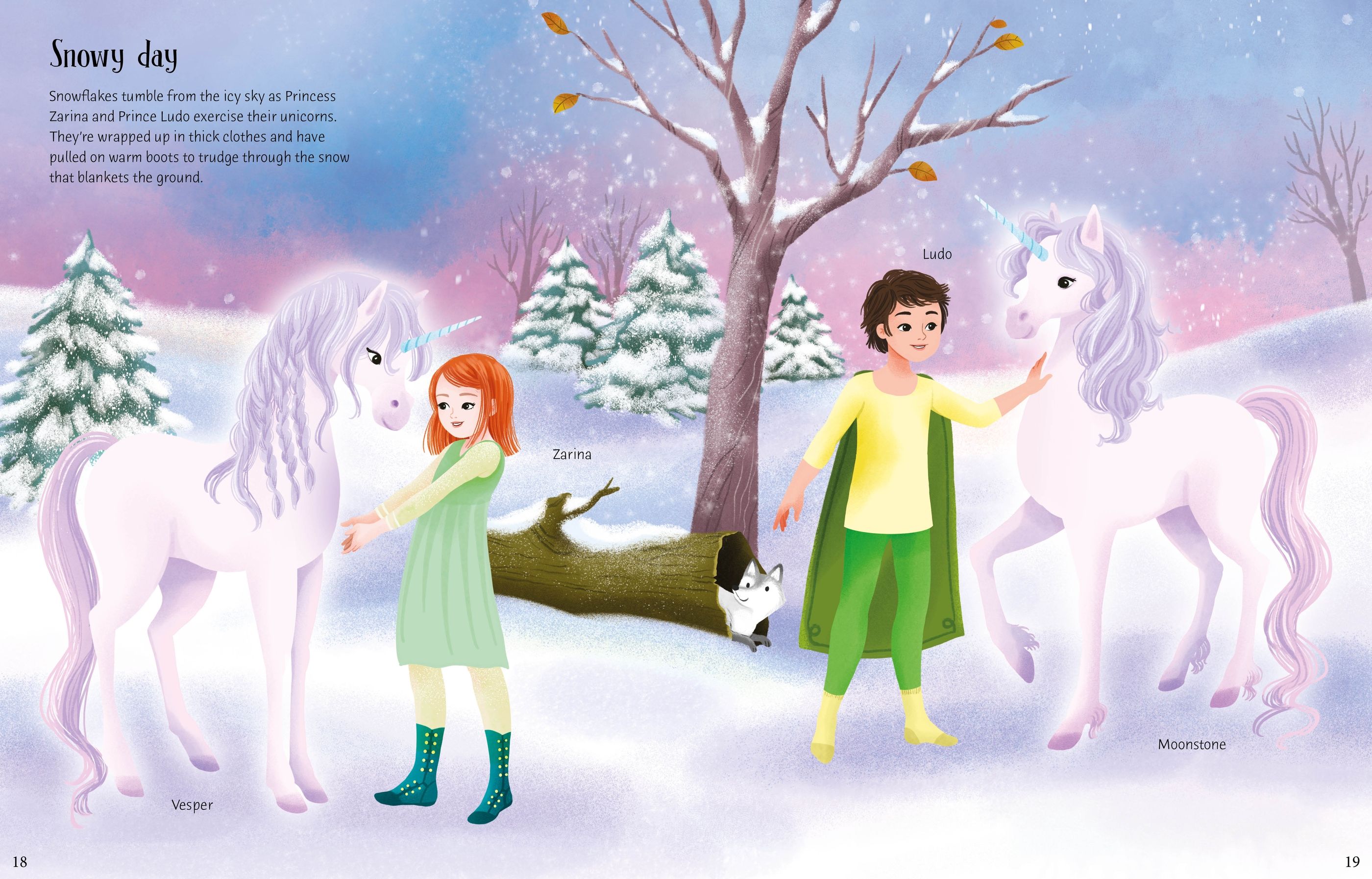 Sticker Dolly Dressing Unicorn Princesses