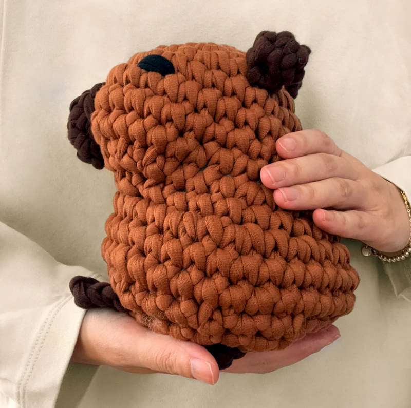 Hugh the Capybara Extra Squeezy Crochet Kit