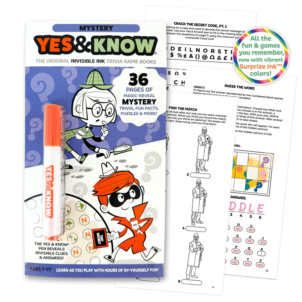 Yes & Know Trivia Game Book -