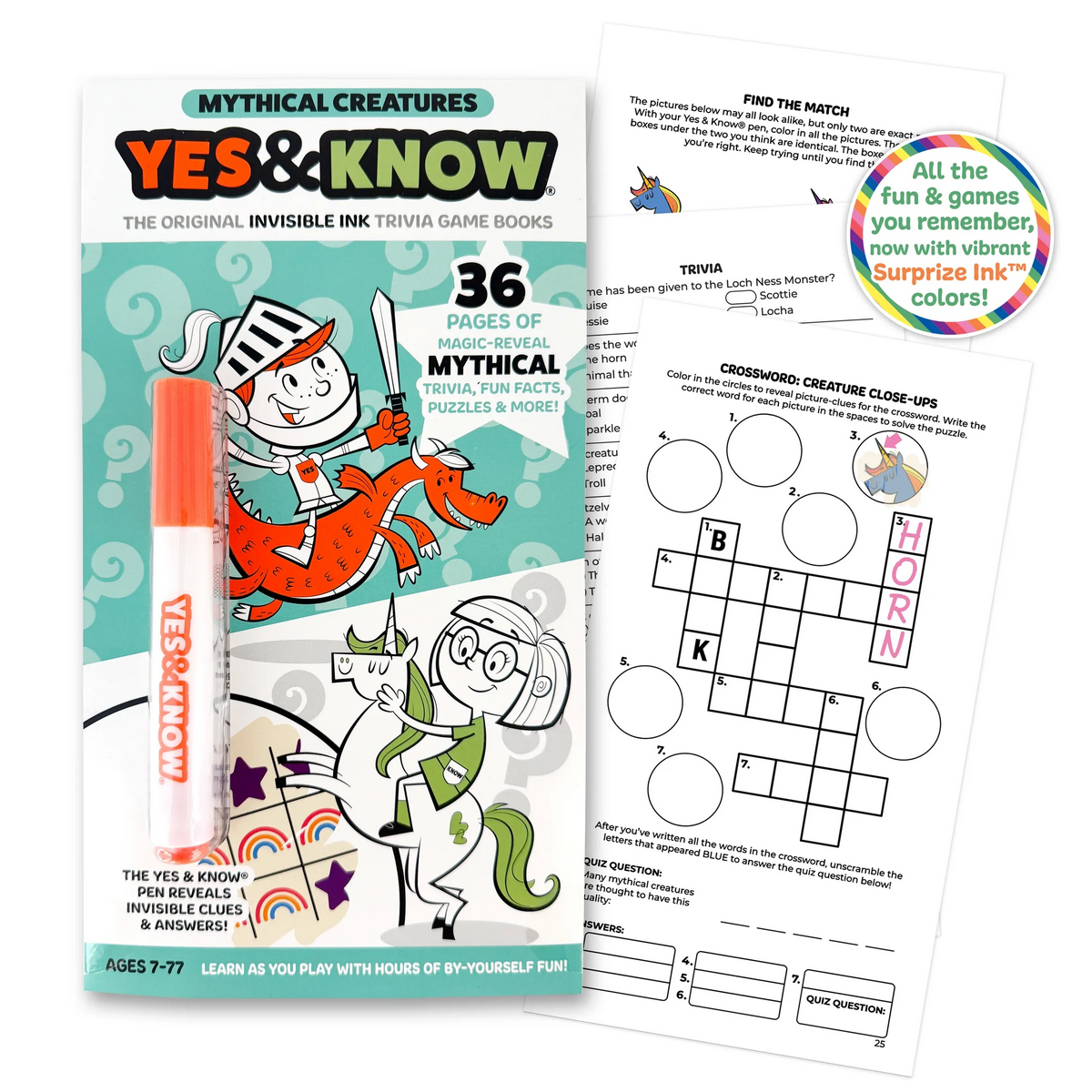 Yes & Know Trivia Game Book -