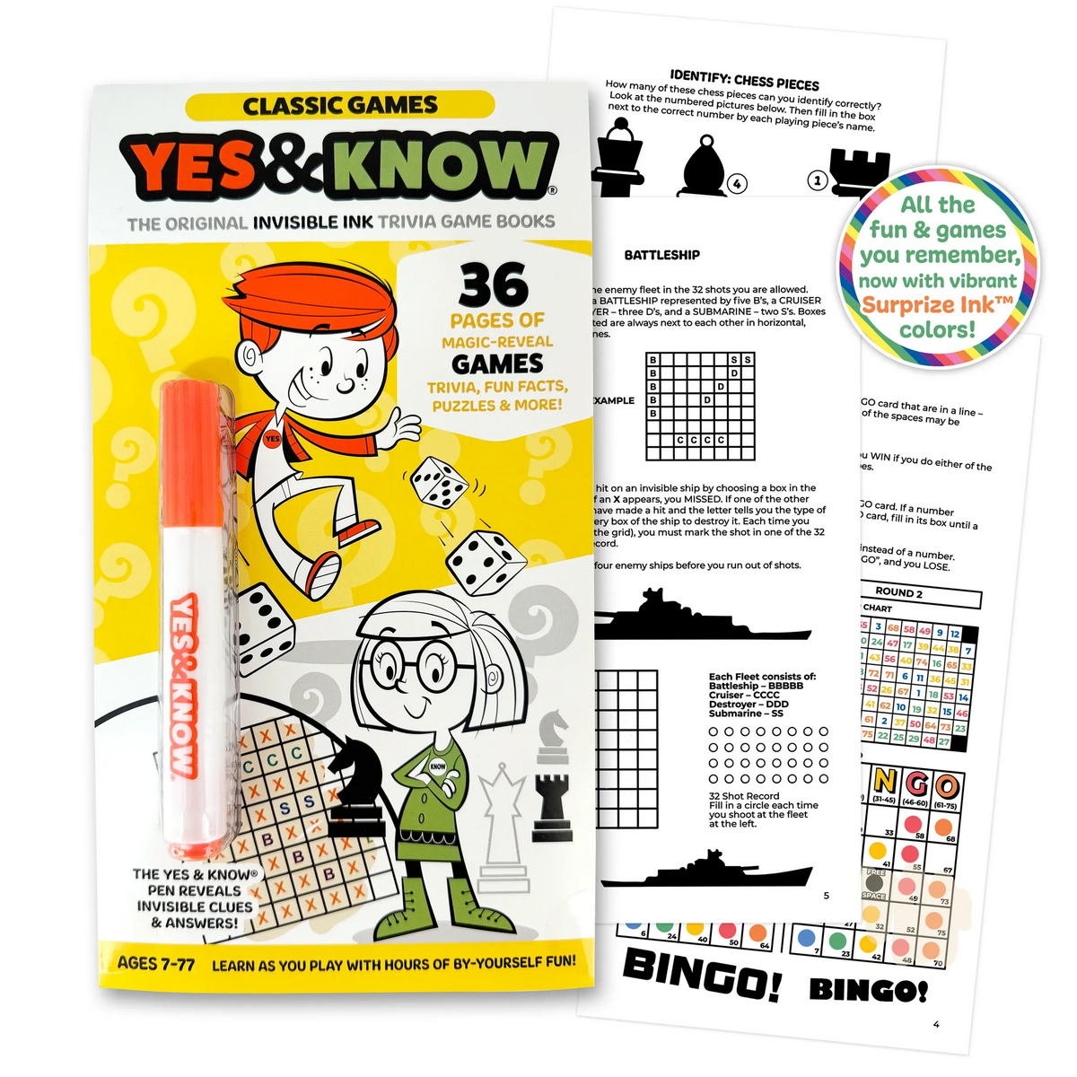 Yes & Know Trivia Game Book -