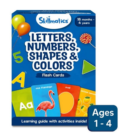 Letters, Numbers, Shapes & Colors Flash Cards