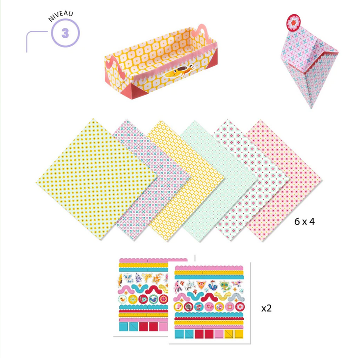Small Boxes Origami Kit