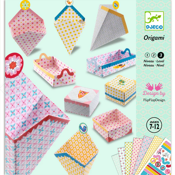 Small Boxes Origami Kit
