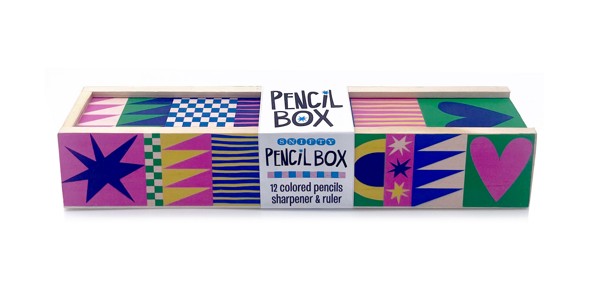 Geo Love Colored Pencil Box