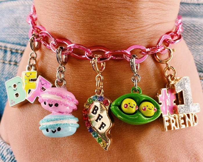 Gold BFF Broken Heart Charm