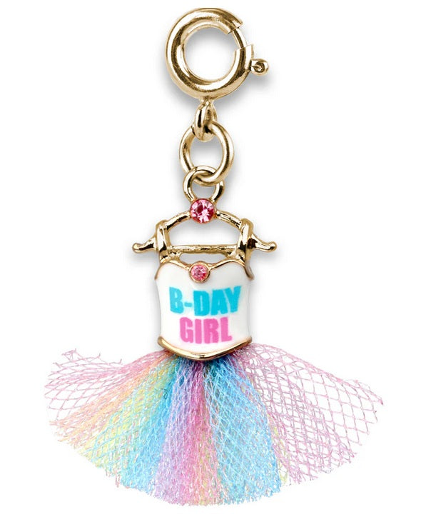 Gold B-Day Girl Tutu Charm