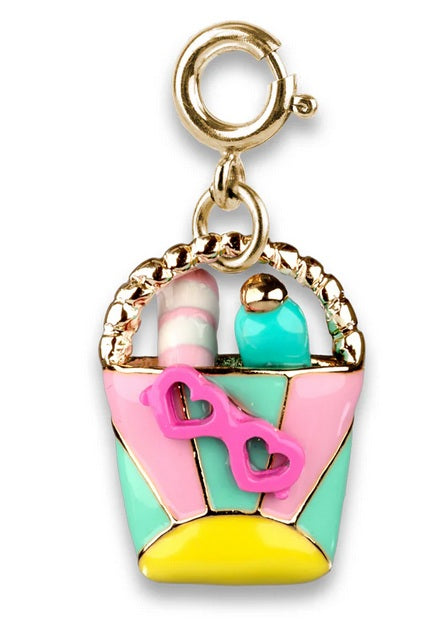 Gold Beach Bag Charm