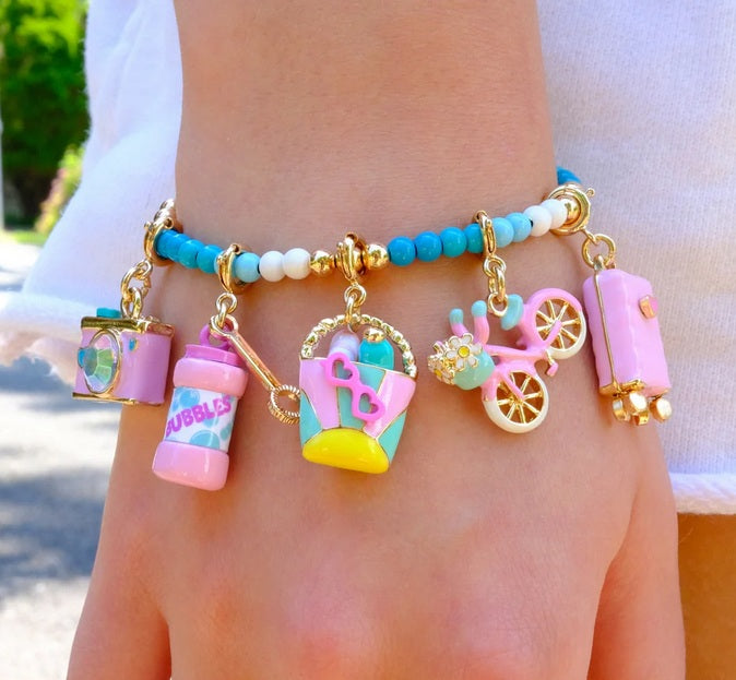 Gold Beach Bag Charm