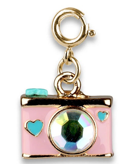 Gold Camera Charm