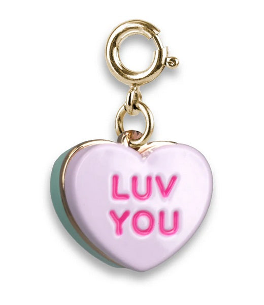 Gold Candy Heart Charm