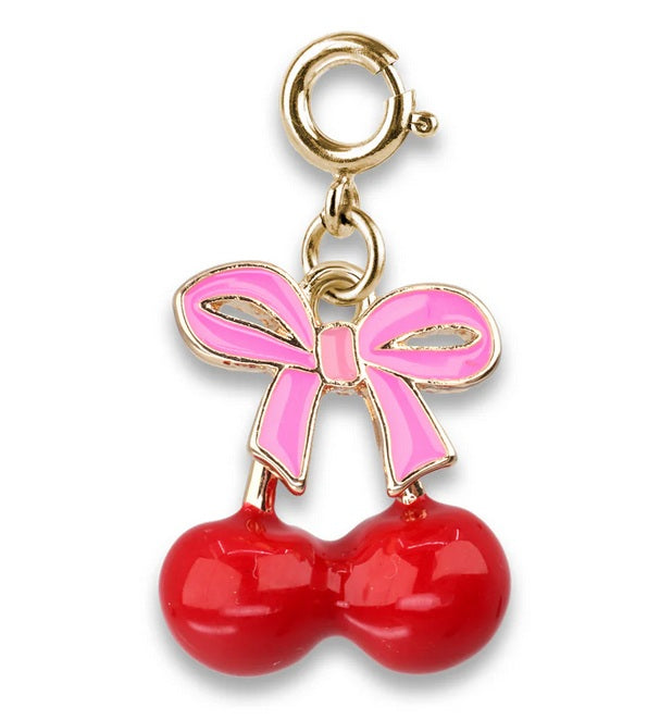 Gold Cherries Charm