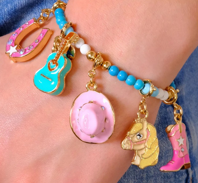 Gold Cowboy Hat Charm