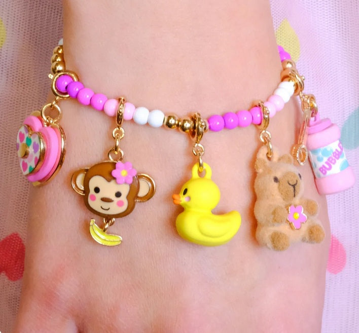 Gold Rubber Ducky Charm