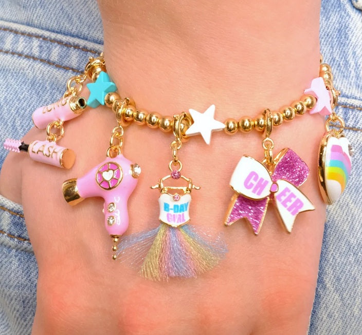 Gold Hair Dryer Charm