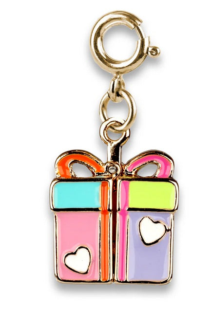 Gold Surprise Inside B-Day Gift Charm