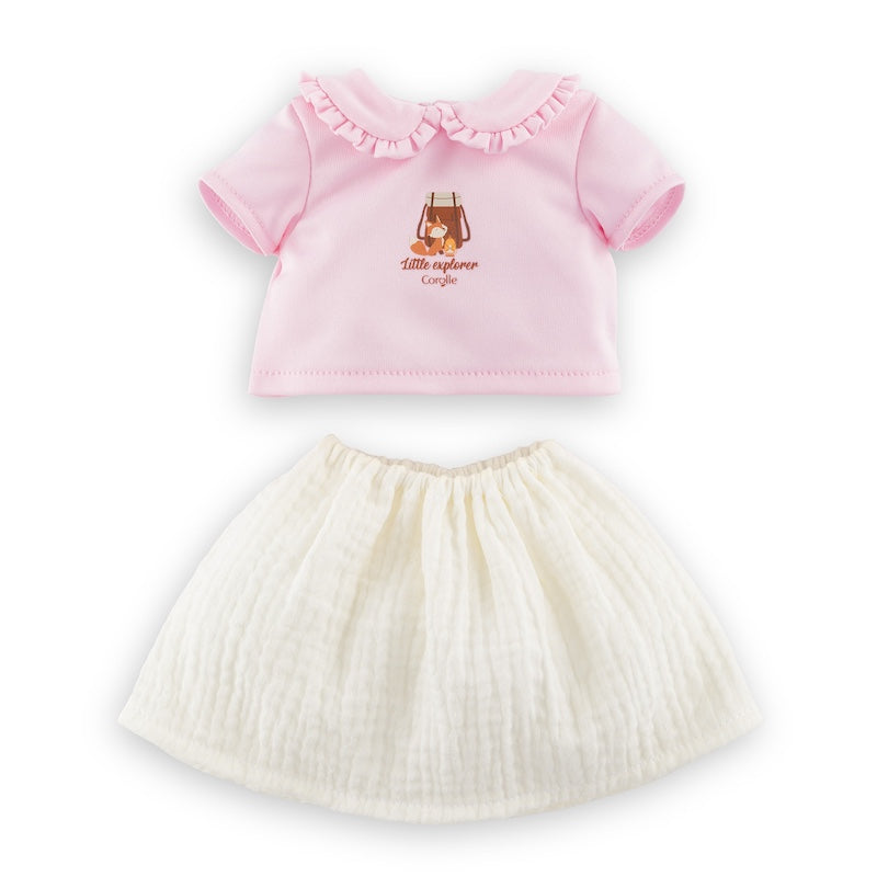 12" Little Explorer Skirt & Shirt