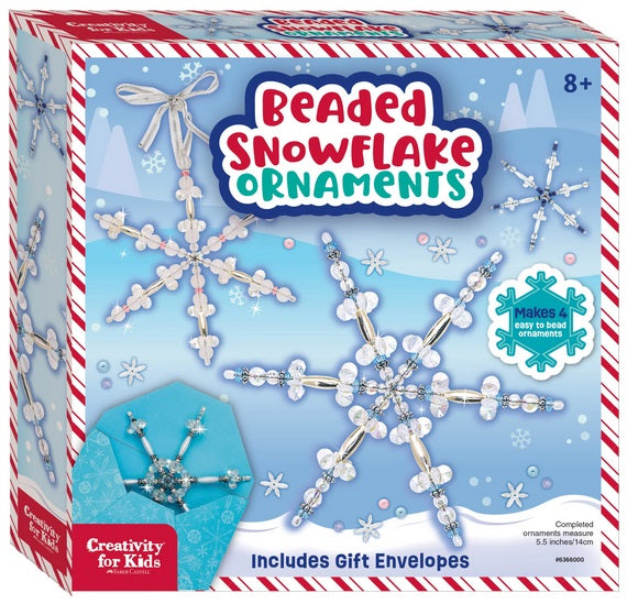 Beaded Snowflake Ornaments