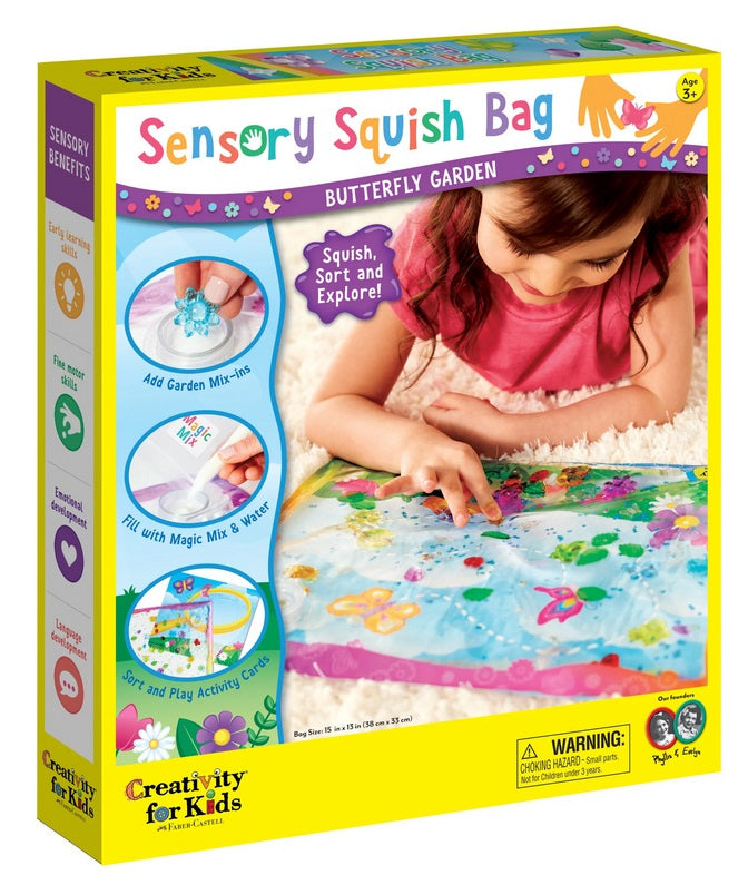 Butterfly Garden Sensory Squish Bag