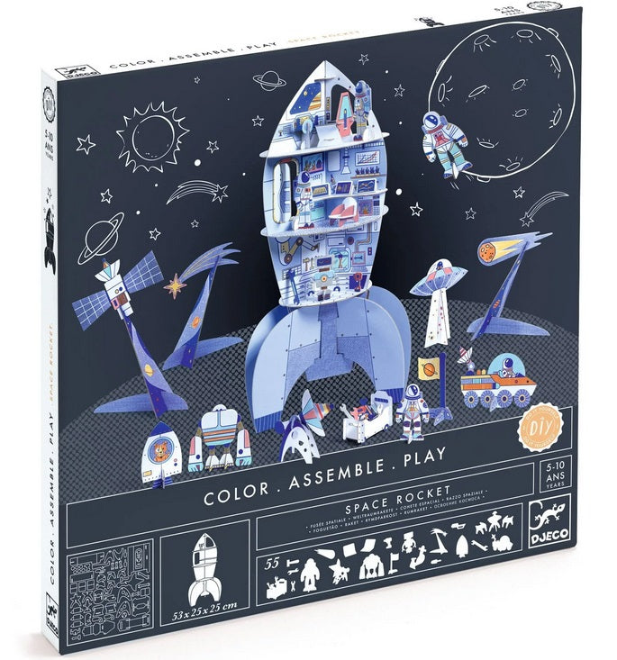 Color-Assemble-Play - Space Rocket