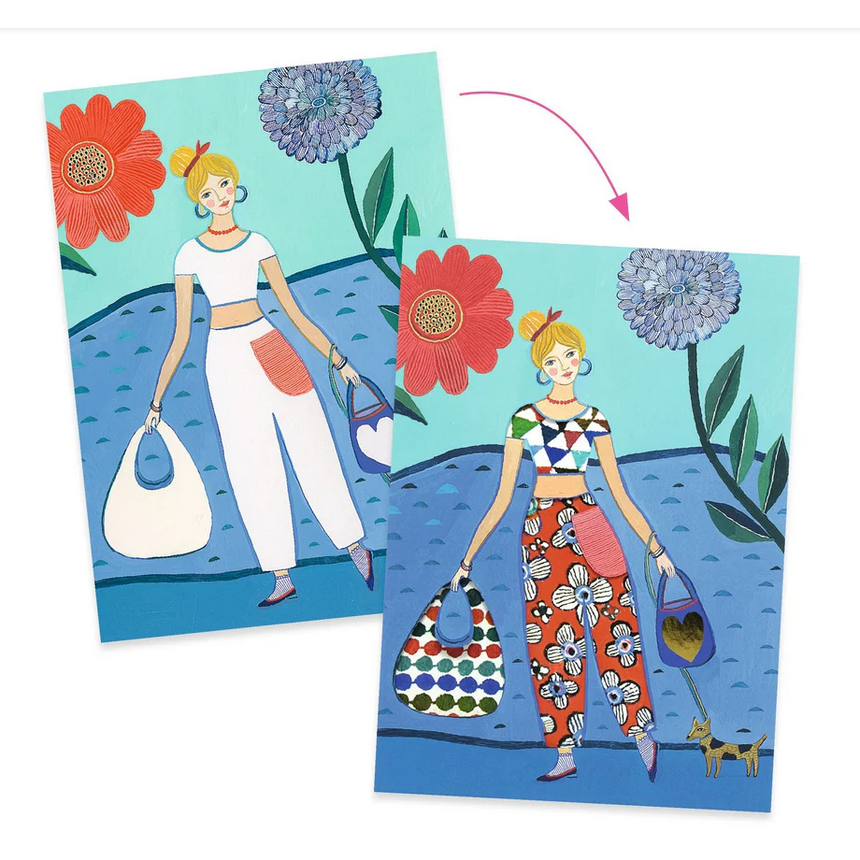 Fashion Patterned Collage Set