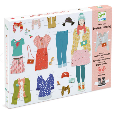 Le Grand Dressing Room Paper Doll Set