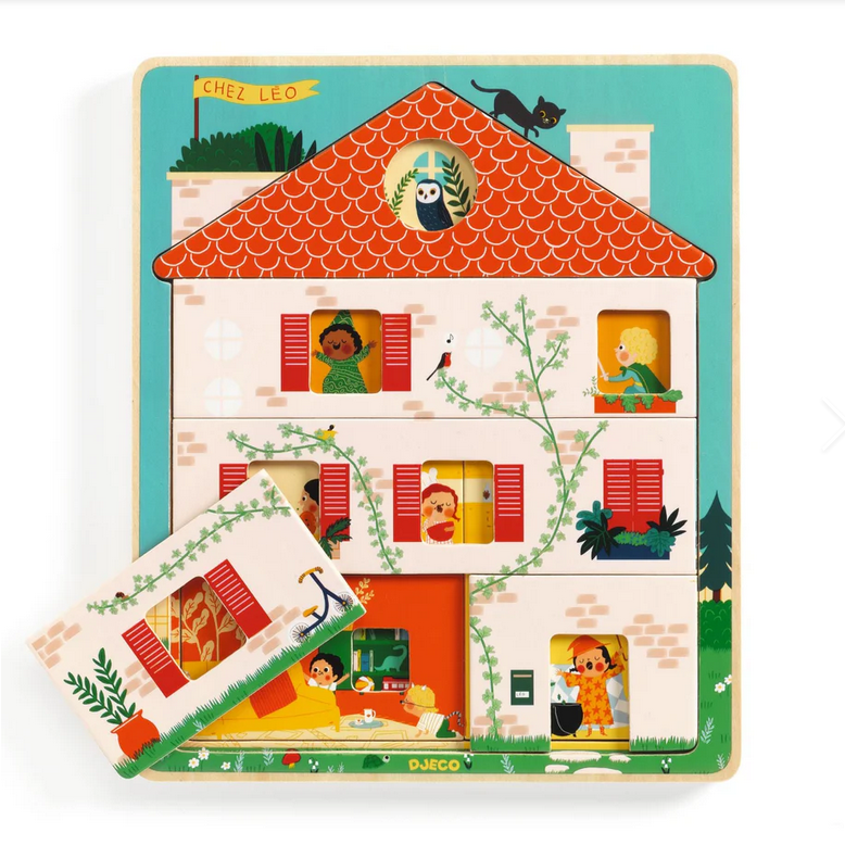 Chez Leo Wooden Puzzle