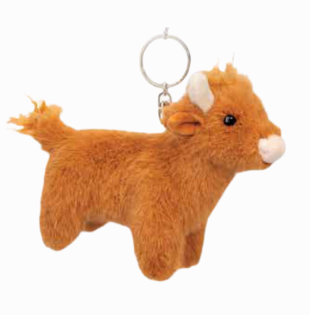 Highland Cow Bag Charm