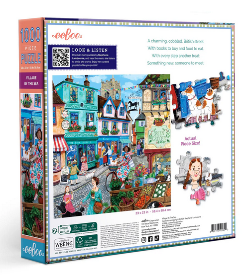 Village by the Sea 1000 Pc Puzzle