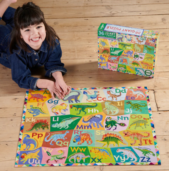 Alphabet of Dinosaurs 36 Piece Giant Puzzle