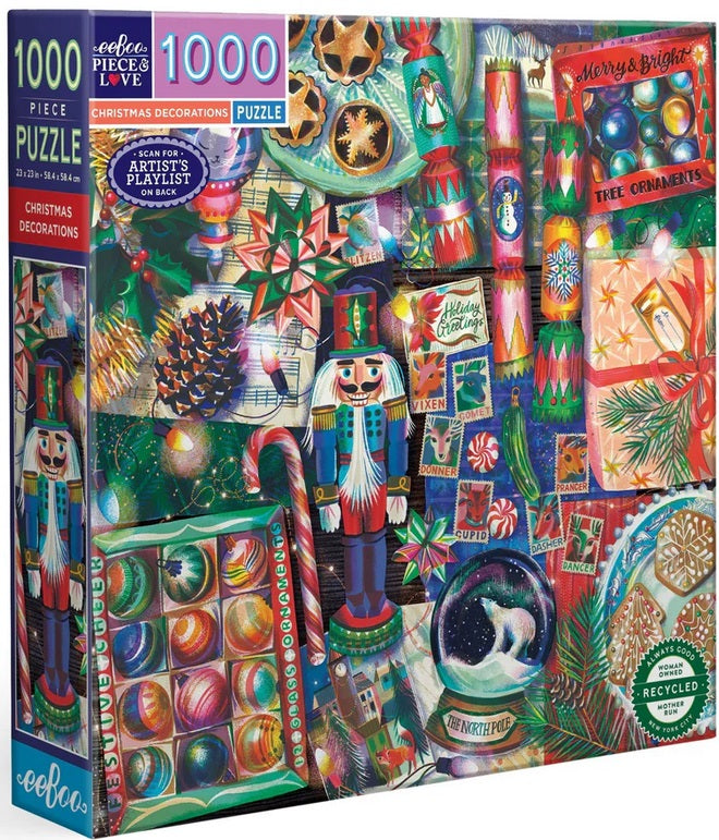 Christmas Decorations 1000 Pc Puzzle