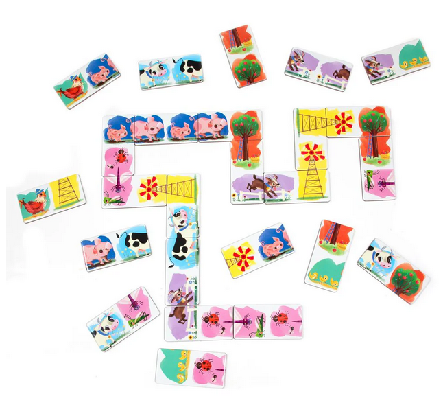 Little Farm Head to Toe Dominoes