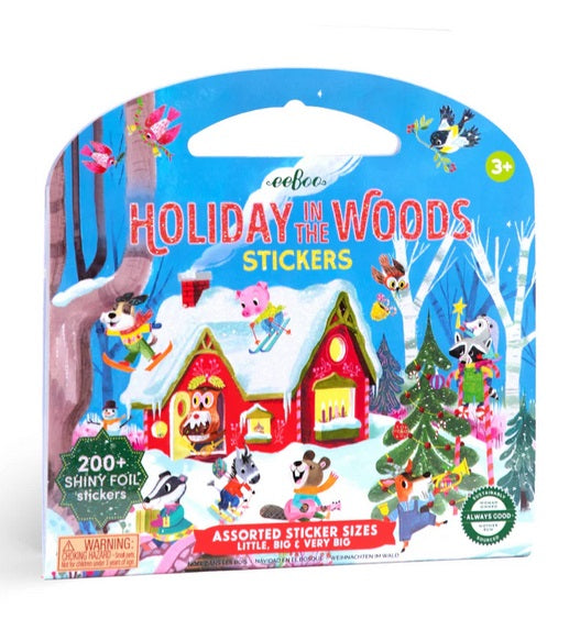 Holiday in the Woods Shiny Stickers