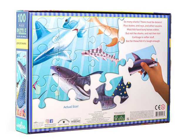 Love of Sharks 100 Pc Puzzle