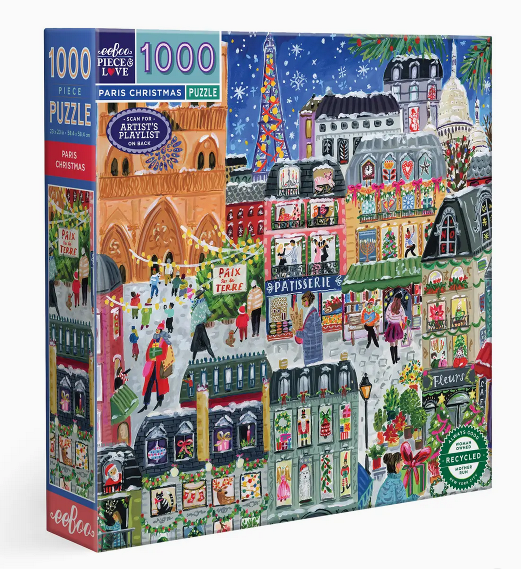 Paris Christmas 1000 Pc Puzzle