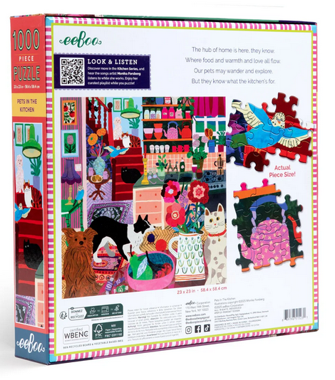 Pets in the Kitchen 1000 Pc Puzzle