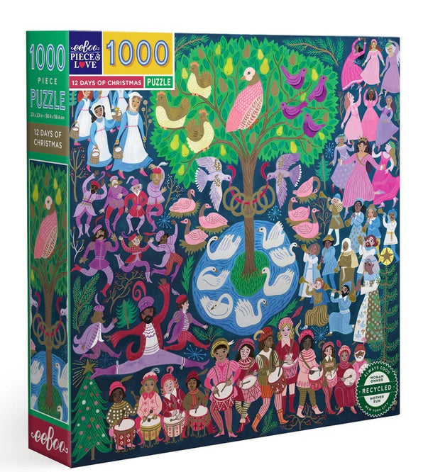 12 Days of Christmas 1000 Pc Puzzle