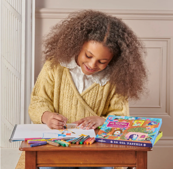 Yumi's Mushroom House 36 Pc Oil Pastels Set