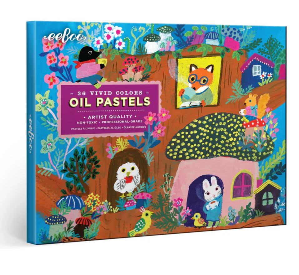 Yumi's Mushroom House 36 Pc Oil Pastels Set
