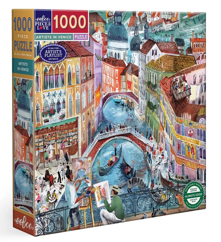 Artists in Venice 1000 Pc Puzzle